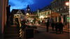 Weihnachtsmarkt mit den offenen Höfen in Barby. 