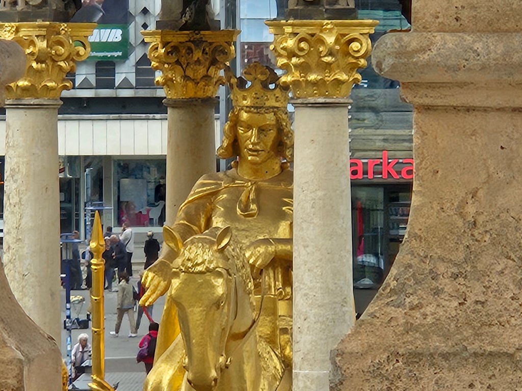Blick auf den Magdeburger Reiter: Sind die goldenen Zeiten der Stadt vorbei?