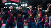 Petar Cikusa, Ian Barrufet, Adrian Sola Basterra und Djordje Cikusa (v. l.) zählen zur neuen Generation des FC Barcelona.
