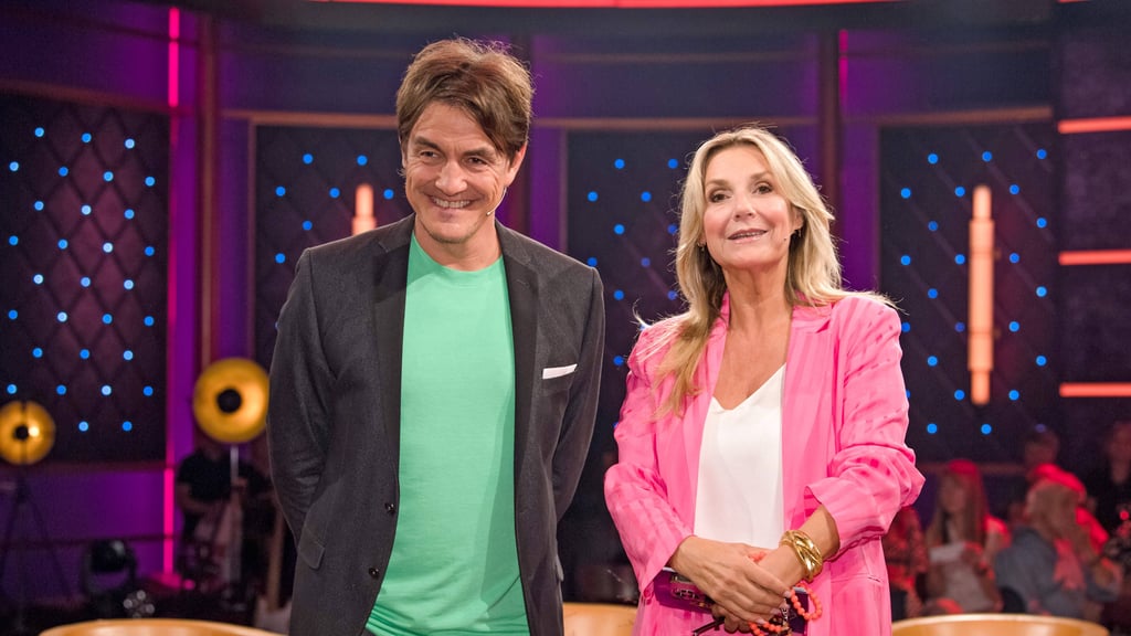 Kim Fisher und Matze Knop moderieren die Sendung "Riverboat" am Freitag, dem 19. September 2025, im MDR.