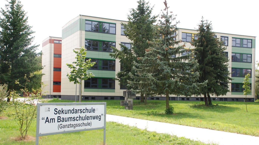 Die Sekundarschule „Am Baumschulenweg“ in Genthin.