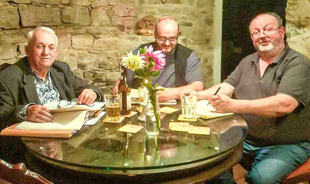 Günther Weferling, Holger Bressel und Jörg Hausmann kamen zum ersten Walternienburger Geschichtskreis zusammen.