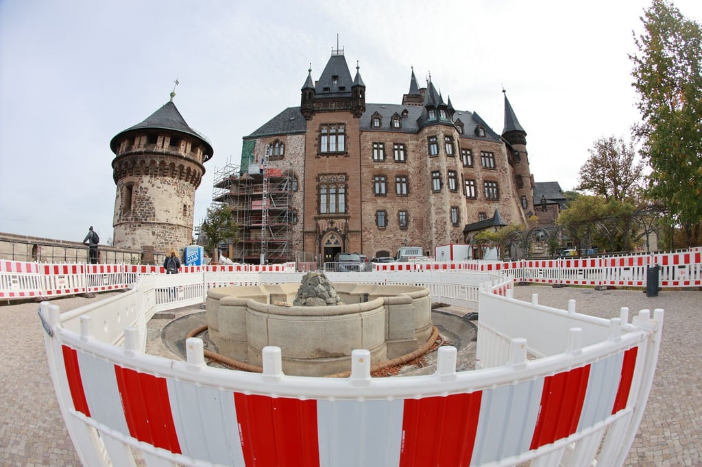 Bei den Umbauarbeiten am Schloss Wernigerode handelt es sich um die größte Sanierungsmaßnahme der vergangenen Jahrzehnte.