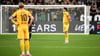Am Ende eines verrückten Abends waren die BVB-Spieler enttäuscht.