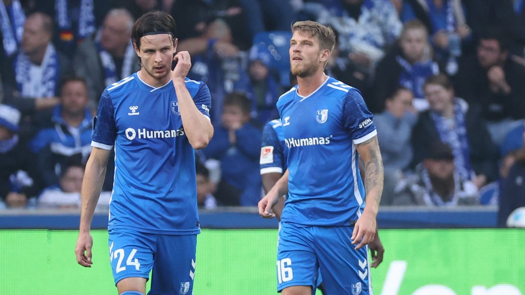 Vormals auffällig gut, in dieser Saison bisher nicht überzeugend: Jean Hugonet und Marcus Mathisen vom 1. FC Magdeburg.