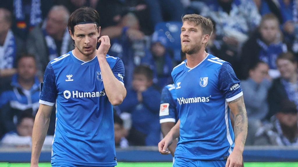 Vormals auffällig gut, in dieser Saison bisher nicht überzeugend: Jean Hugonet und Marcus Mathisen vom 1. FC Magdeburg.