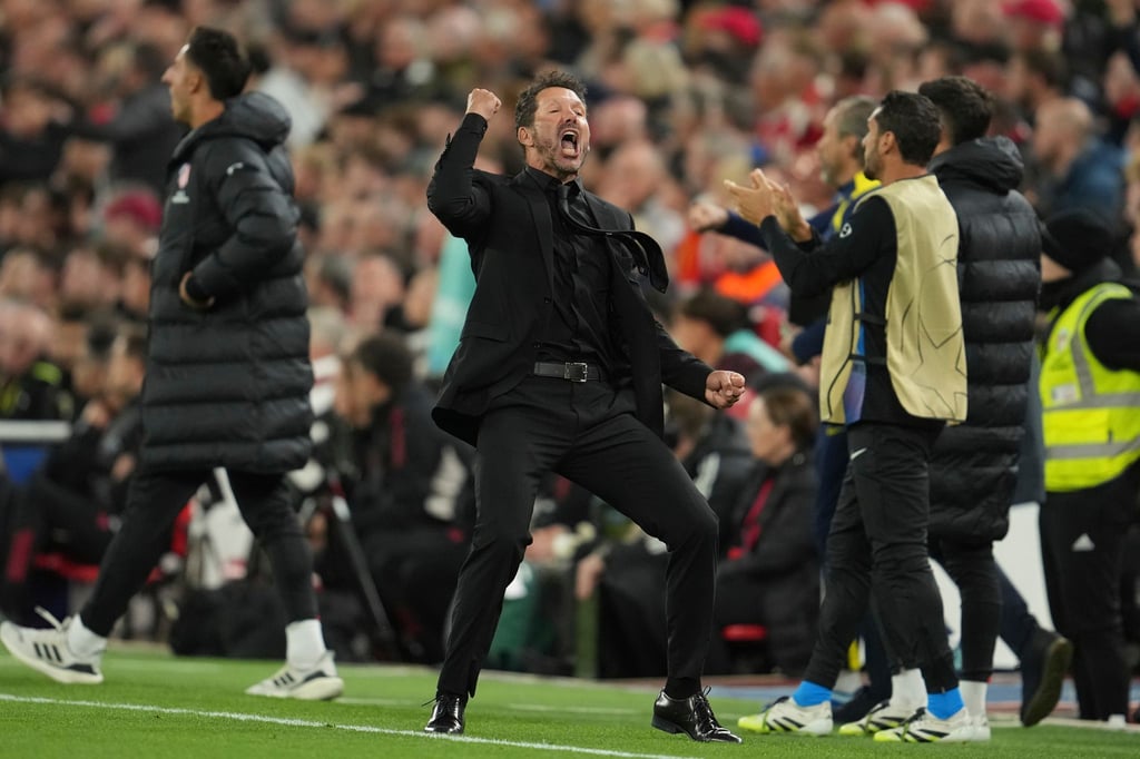 Gilt als emotional: Diego Simeone, Trainer von Atlético Madrid.