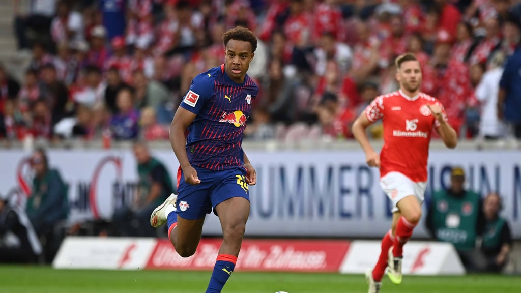 Assan Ouedraogo bei seinem Kurzeinsatz gegen Mainz.