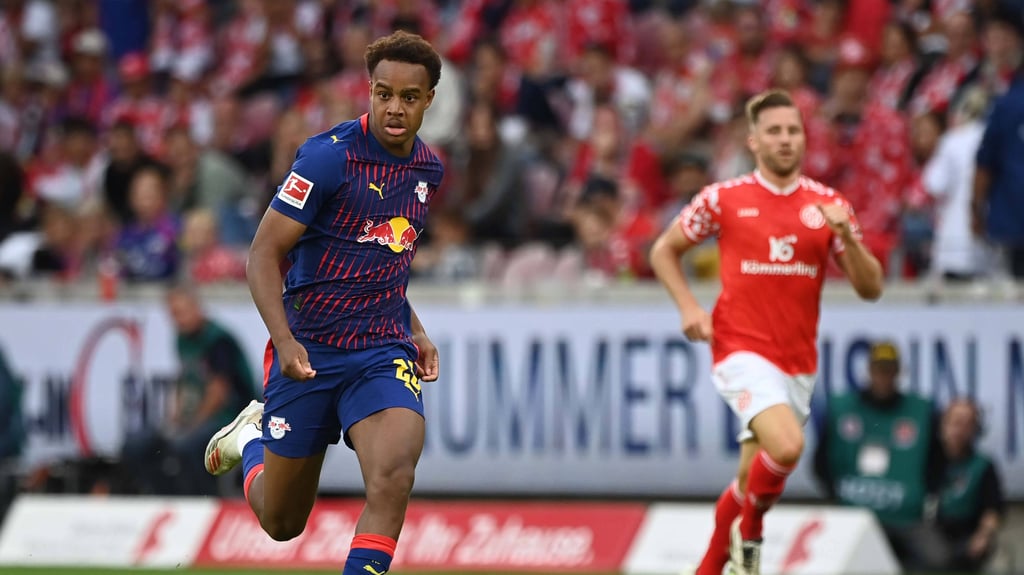 Assan Ouedraogo bei seinem Kurzeinsatz gegen Mainz.