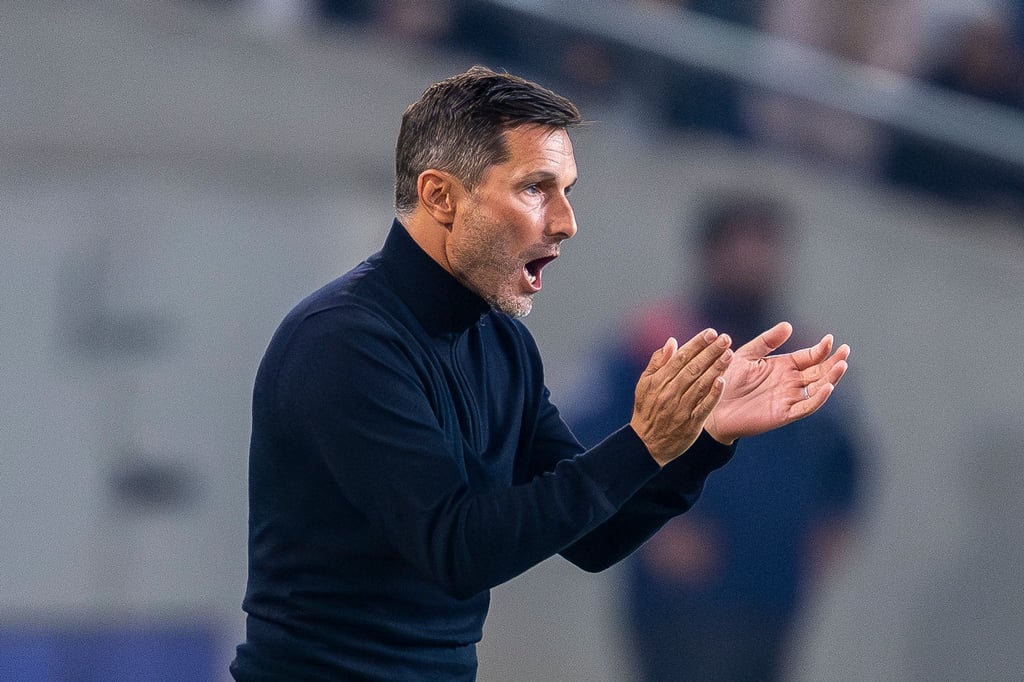 Hertha-Coach Leitl muss eine Systemfrage beantworten.