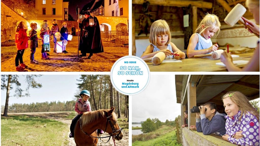 Richtig viel los im Norden Sachsen-Anhalts: Lichterführung in der Landeshauptstadt, Geschichte in der Langobardenwerkstatt, Reiten in der Altmark und Natur pur im Naturpark Drömling