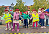 Zum Weltkindertag wurde auf dem Karlsplatz unter anderem ein Mitmachprogramm zum Thema „Weltall“ angeboten. 