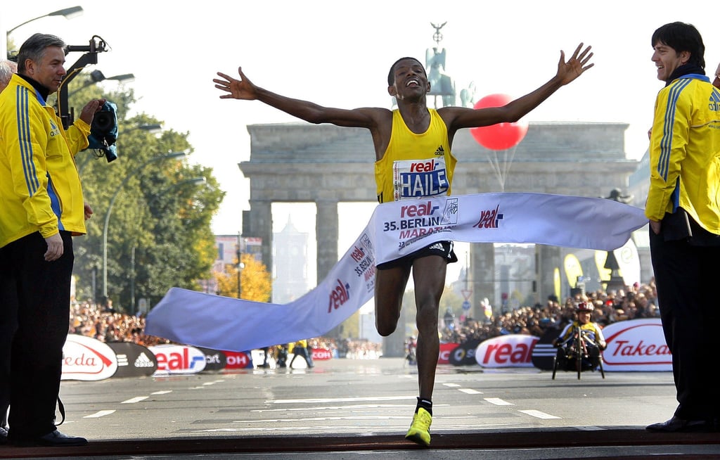 Viermal gewann Gebrselassie in Berlin. (Archivbild)