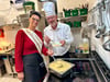 Groß war die Freude bei Janett Weigelt und Gerry Weber über die preisgekrönte Kartoffelsuppe.
