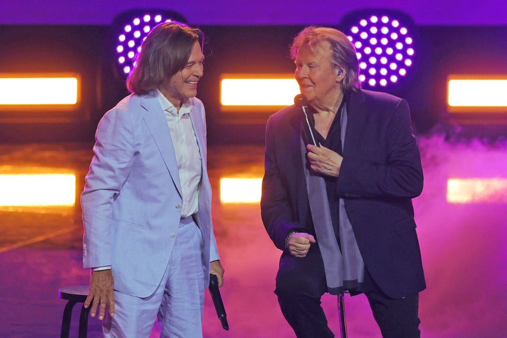 Gemeinsam mit seinem Freund und Kollegen Jürgen Drews sang Howard Carpendale ein Duett bei der "Giovanni Zarrella Show"