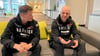 Bulls-Sportdirektor Christian Hommel (r.) und Trainer Marko Raita sprachen im MZ-Interview über die kommende Saison in der Eishockey-Oberliga