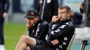HFC-Trainer Robert Schröder (l.) und sein Co-Trainer Sascha Prüfer müssen die erste Saisonniederlage verarbeiten. 