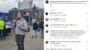 Ein Besucher der Demo hat die Rede von Christopher T. gefilmt und auf der Internet-Plattform Instagram veröffentlicht.