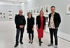 Zeigen gemeinsam ihre Porträts im Kunstmuseum (v. l.): Hans-Wulf Kunze, Elisabeth Heinemann, Katrin Freund und Thomas Sasse.