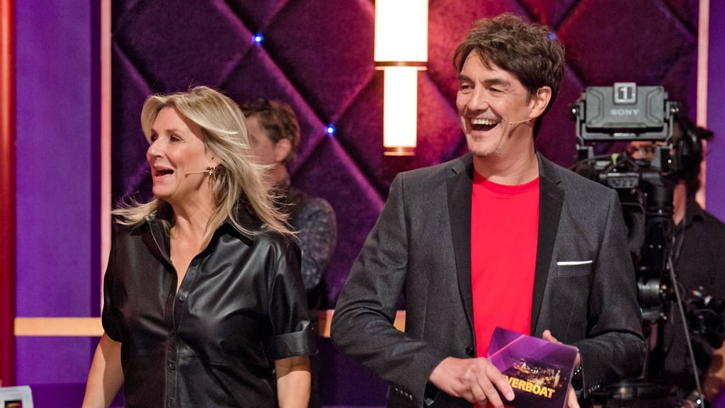 Kim Fisher und Matze Knop moderieren das "Riverboat" am Freitag, dem 19. September 2025, im MDR.
