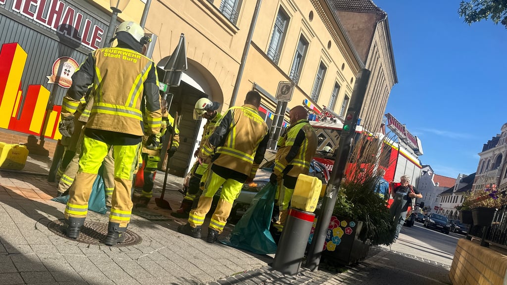 An der Schartauer Straße in Burg ist es am Freitagmittag zu einem Unfall gekommen. 