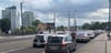 Auf den Elbbrücken in Magdeburg, hier die Strombrücke, staut sich bei Spielen des 1. FCM der Verkehr regelmäßig zurück. 