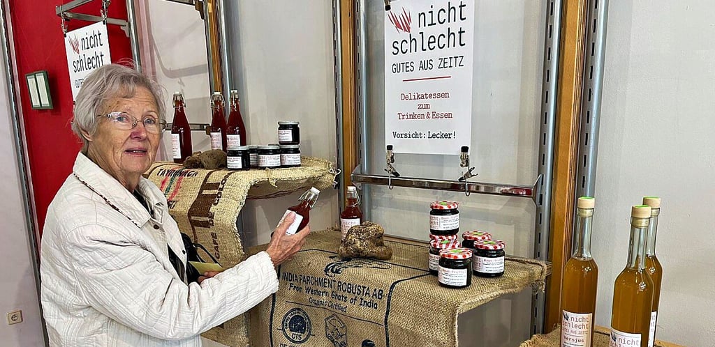Hella Meyer schaute sich im Pop-up-Store um.