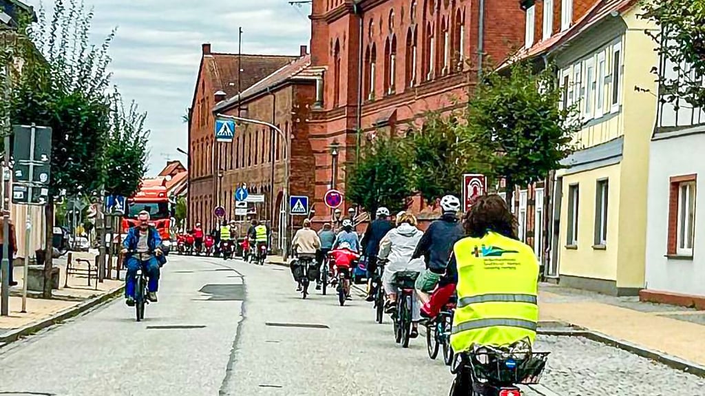 Stadtradel-Auftakt 2025 in Seehausen. Die Verbandsgemeinde beteiligt sich das zweite Mal an der deutschlandweiten Aktion.