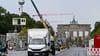 Das Marathon-Ziel befindet sich wieder in der Nähe des Brandenburger Tors.