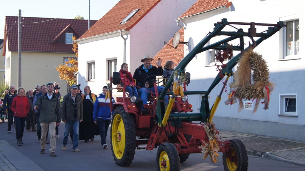 Mit einem Umzug wird am 20. September in das Gesdorfer Erntedankfest gestartet.