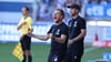 Kommt für FCM-Trainer Markus Fiedler (links) gegen Schalke 04 die Zeit zum Jubeln?