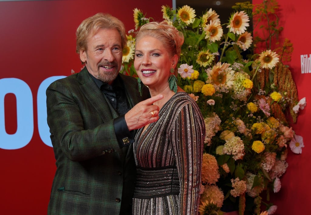 Thomas Gottschalk und Karina Mroß waren auch im vergangenen Jahr auf dem Oktoberfest.