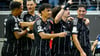 Die Spieler von Eintracht Frankfurt hatten zum Champions-League-Auftakt viel Grund zum Jubel.