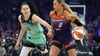 Nationalspielerin Satou Sabally (r) hatte großen Anteil am Weiterkommen von Phoenix in den WNBA-Playoffs.