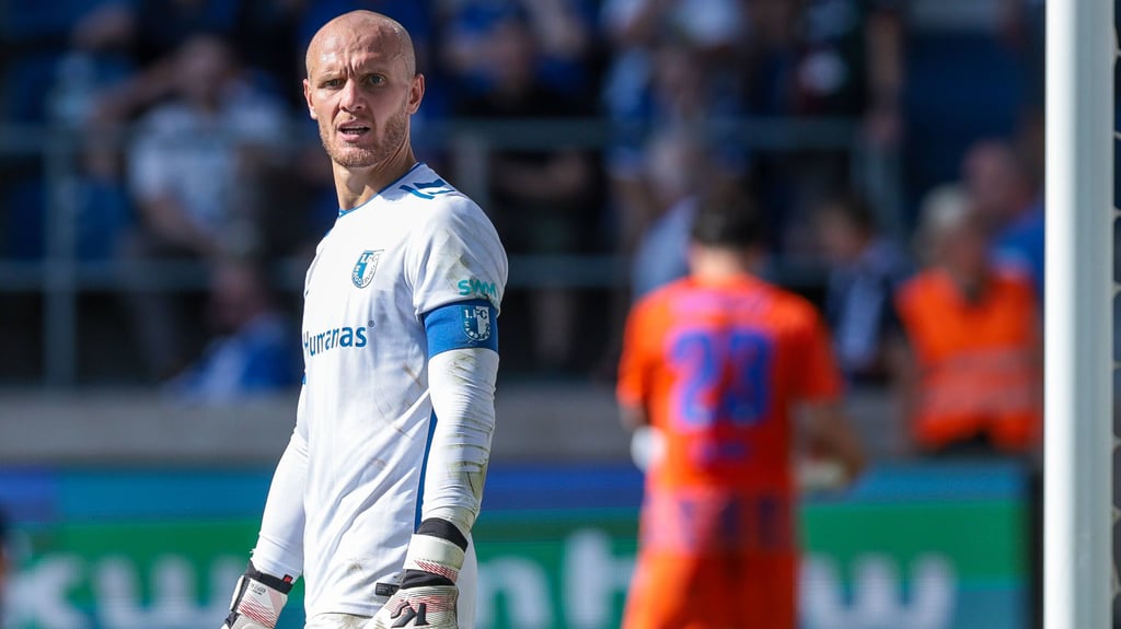 FCM-Keeper Dominik Reimann musste beim Spiel gegen Schalke 04 zweimal hinter sich greifen.