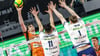 Die Volleys und Hanes (l.) bereiten sich auf die neue Saison vor. (Archivbild)