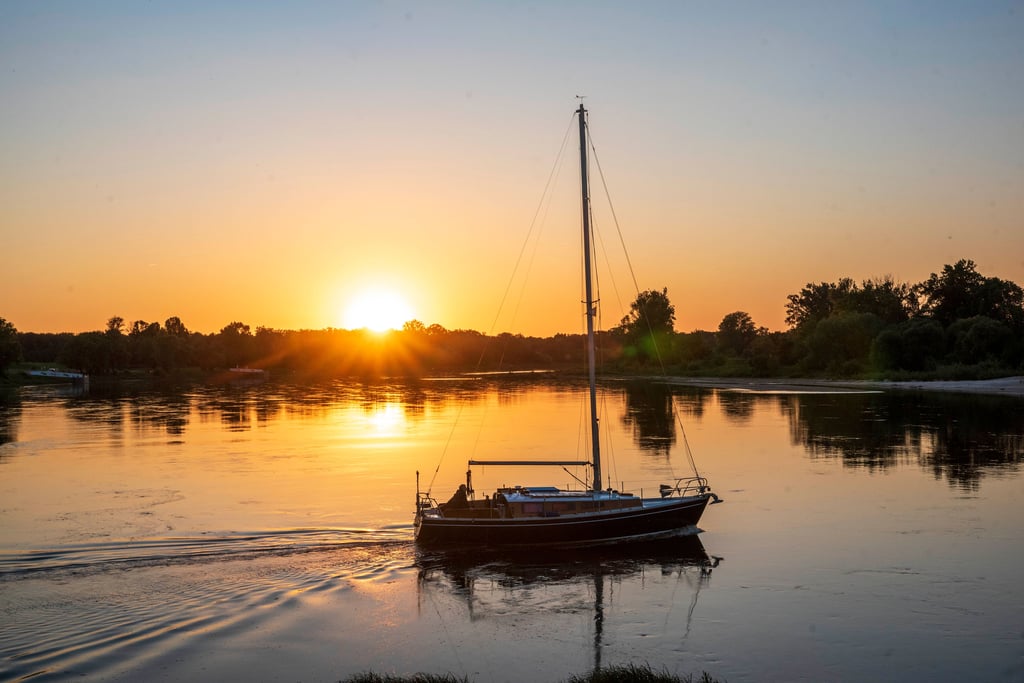 Ein Teil des Wassers könnte hier künftig nicht mehr ankommen: die Elbe am Leopoldshafen bei Dessau-Roßlau.