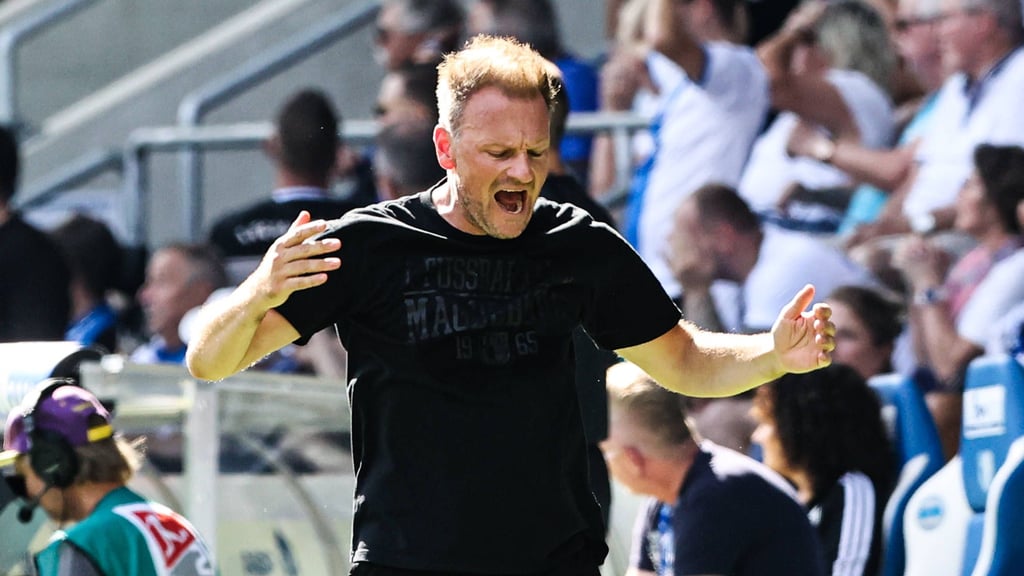 Konnte es wieder einmal nicht glauben: FCM-Trainer Markus Fiedler.