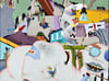 Ausgestellt in Jena: Wasja Götzes Triptychon „Interieur III“, 1978-1979