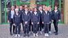 Die Teilnehmer des  Bundesfinales für den Schulwettbewerb „Schüler trainieren für Olympia & Paralympics“ in Berlin vor ihrer Abreise von Wolmirsleben.