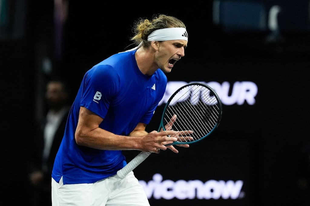 Alexander Zverev verzweifelte am zweiten Tag beim Laver Cup am Australier Alex de Minaur.