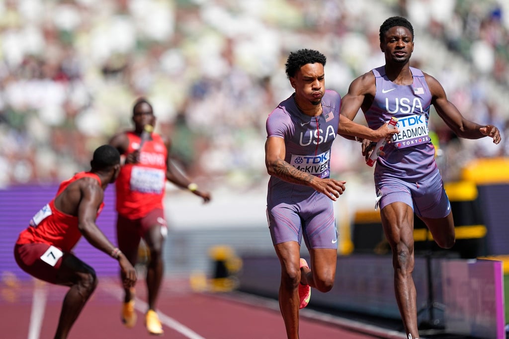 Im Nachsitzen schaffte die 4x400-Meter-Staffel der USA den Einzug ins Finale.