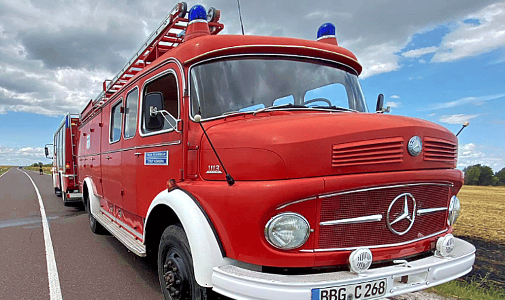 Dieser Feurwehroldtimer wurde viele Jahre von der Feuerwehr Lebendorf gepflegt.