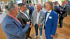 Timo Leukefeld (rechts) im Gespräch mit Mike Eley (von links), Heino Oehring und Heiko Grunert. 