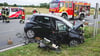 Bei dem Unfall in Sulingen verletzten sich drei Menschen schwer, zudem starb ein Hund.