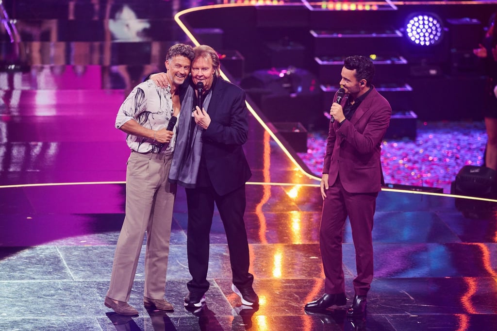 Gastgeber Giovanni Zarrella (rechts) und Entertainer Howard Carpendale und sein Sohn Wayne (links) standen gemeinsam auf der Bühne. (Archivbild)
