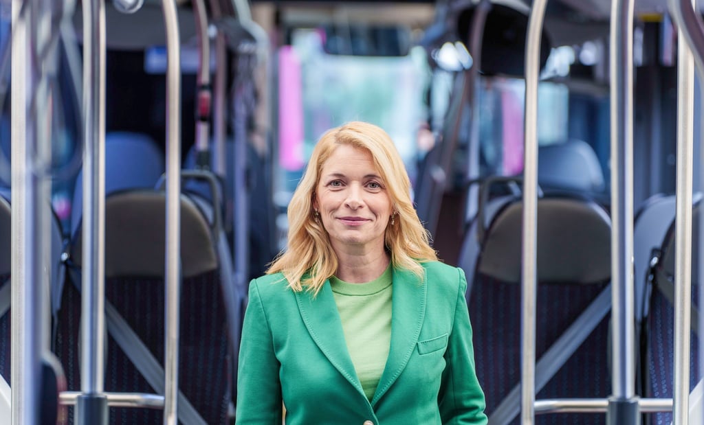Die designierte neue Bahnchefin hat vor einigen Monaten selbst einen Lokführerschein gemacht.