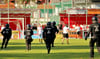 Die Rangelei beim Spiel FC Einheit gegen Germania Wernigerode hat zum Polizeieinsatz auf dem Rasen geführt.