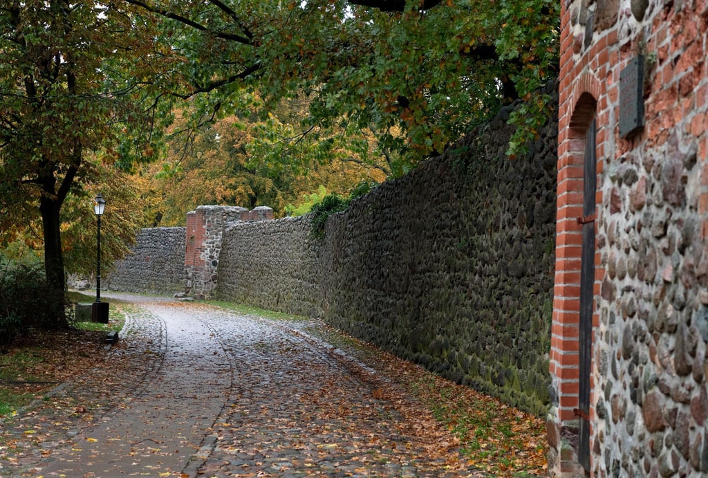 Passanten fanden den Toten in einem Graben an der Stadtmauer (Archivbild).