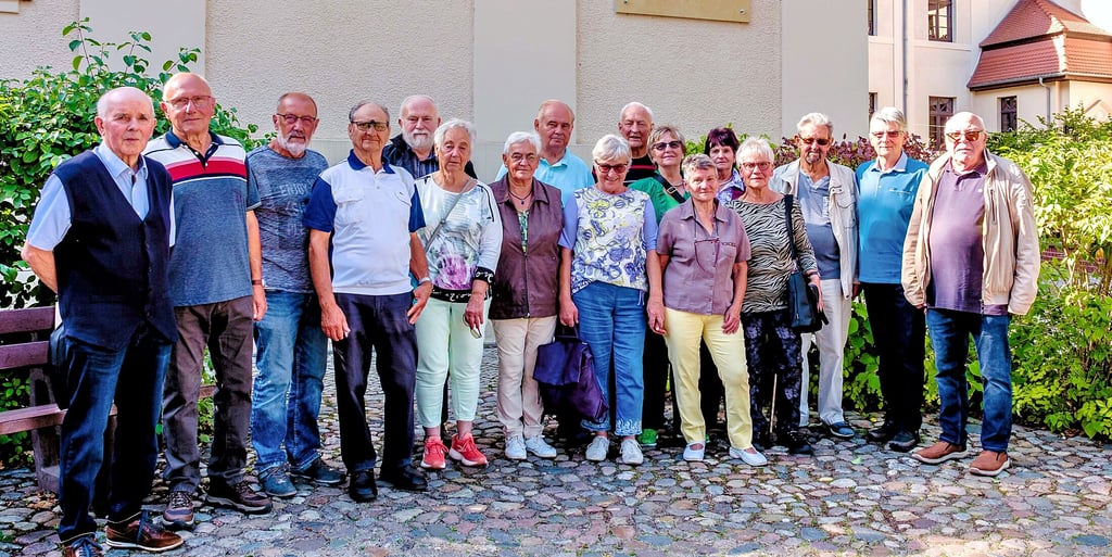 Klassentreffen in Oranienbaum: die Abschlussklasse von 1965